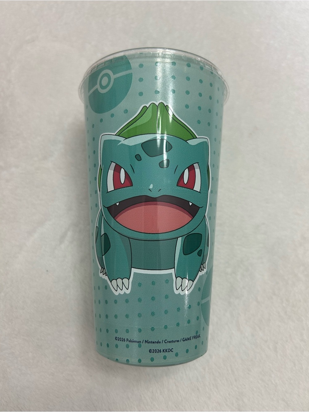 Krispy Kreme/Pokémon Collab Bulbasaur Collectors Cup 2026 w/ Lid